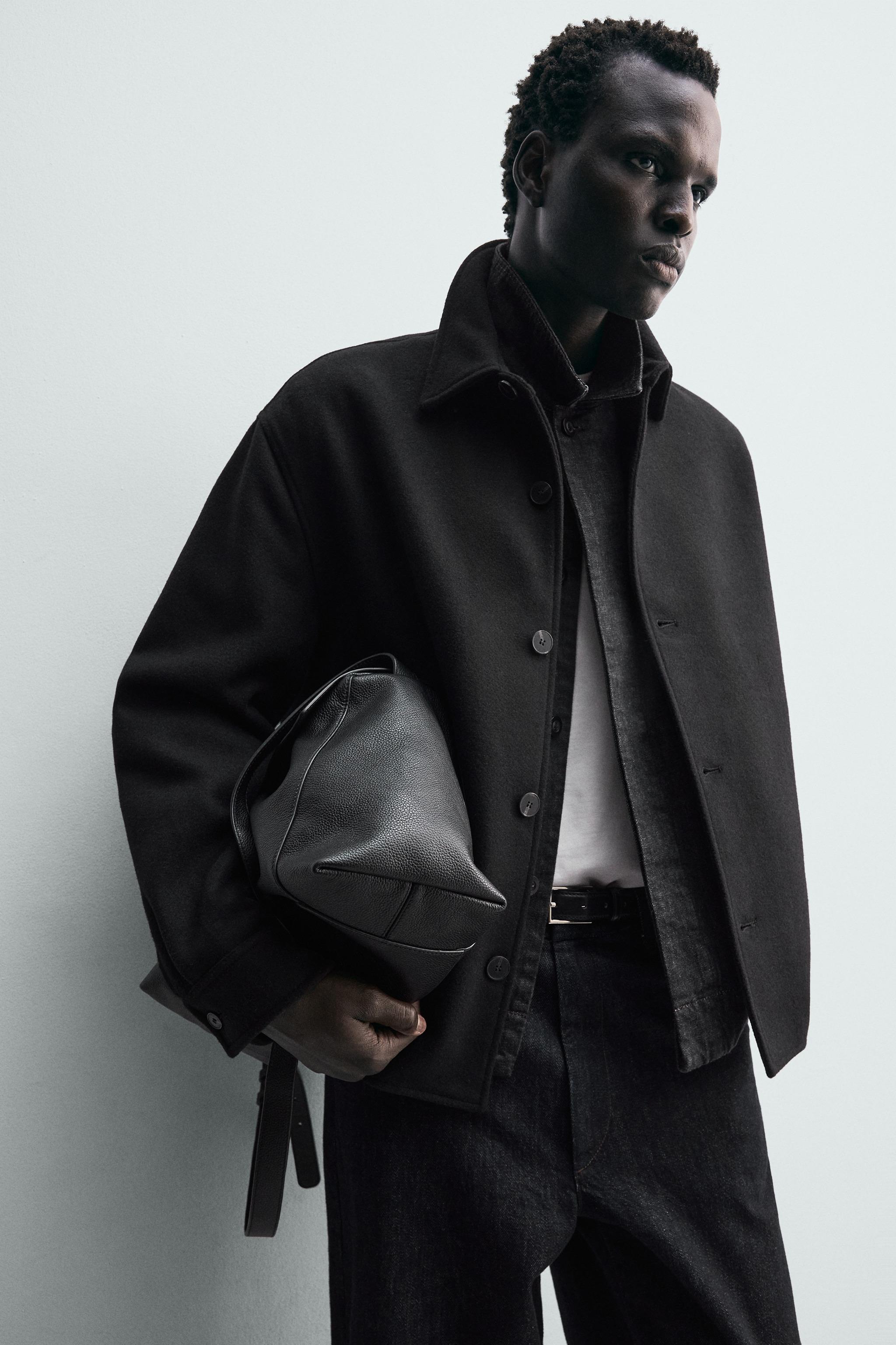 WOOL BLEND OVERSHIRT